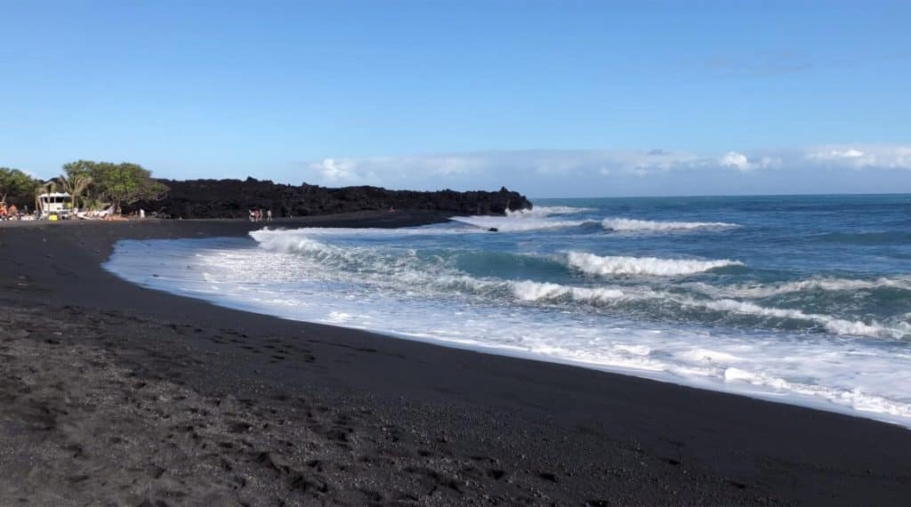 Black Sand Beaches On The Big Island